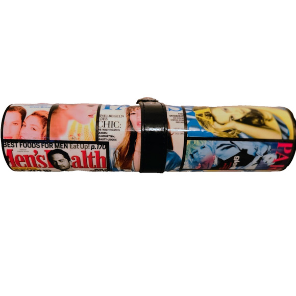 Unbranded Magazine Cover Print Hard Plastic Crossbody ClutchPurse - Picture 8 of 10